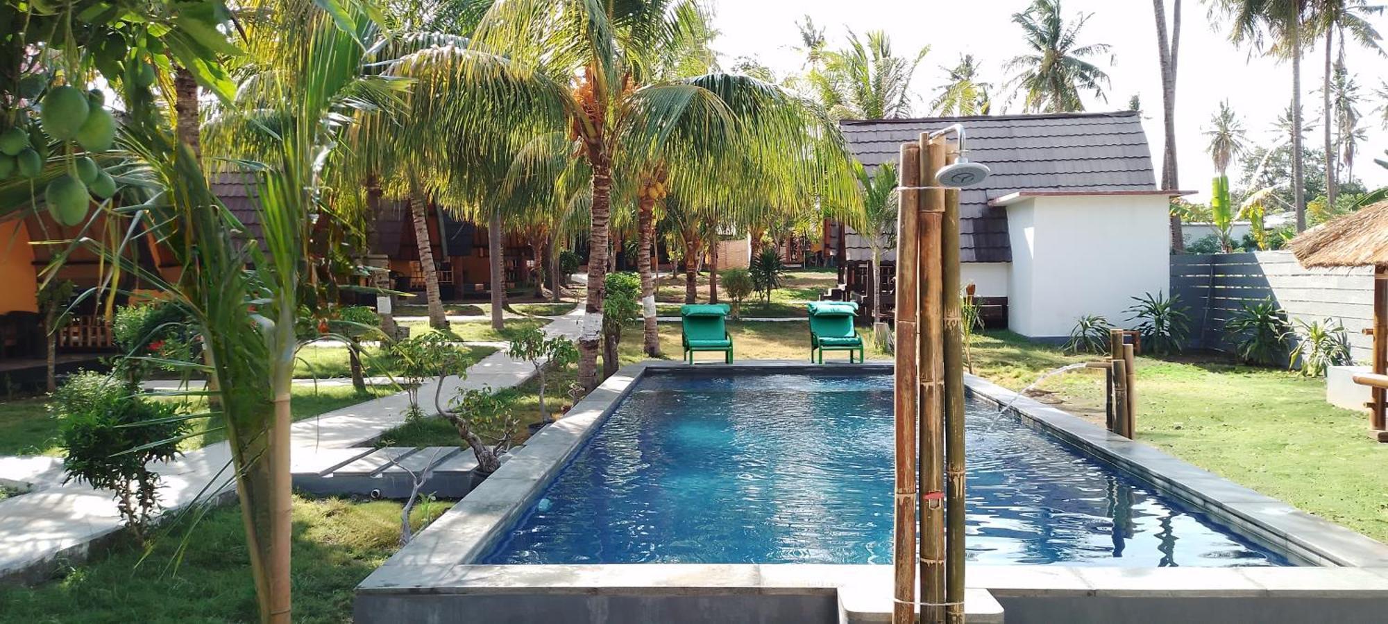 Pandan Bungalow Gili Air Exterior photo